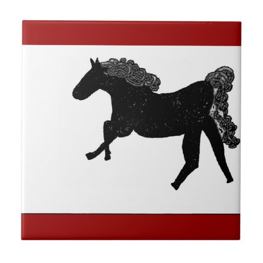 Carreau cheval celtique 2 (Devant)