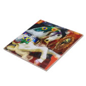 Carreau Cheval de carrousel en gros plan (Côté)