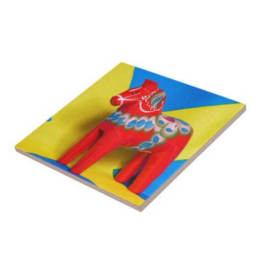 Carreau Cheval de la Suède Dala (Côté)