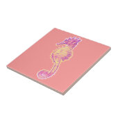 Carreau Cheval de mer Cute Cadeau animal marin (Côté)