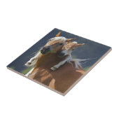 Carreau Cheval de mère et de bébé (Côté)