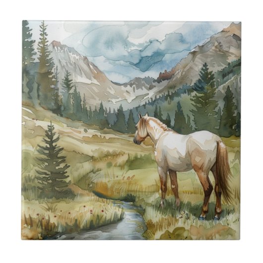Carreau Cheval de montagne (Devant)