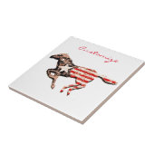 Carreau Cheval du drapeau américain qui court Thunder_Cove (Côté)