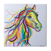 Carreau Cheval d'une couleur différente (Devant)