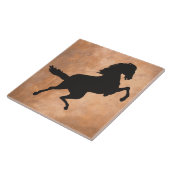 CARREAU CHEVAL EN SILHOUETTE (Côté)