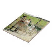 Carreau Cheval et panier Amish (Côté)