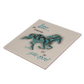 Carreau Cheval inspirant (Côté)