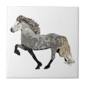 Carreau Cheval islandais Astrid Art Déco (Devant)