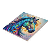 Carreau Cheval multicolore 22 coloré (Côté)