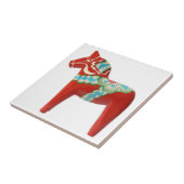 Carreau Cheval rouge de Dala de Suédois (Côté)