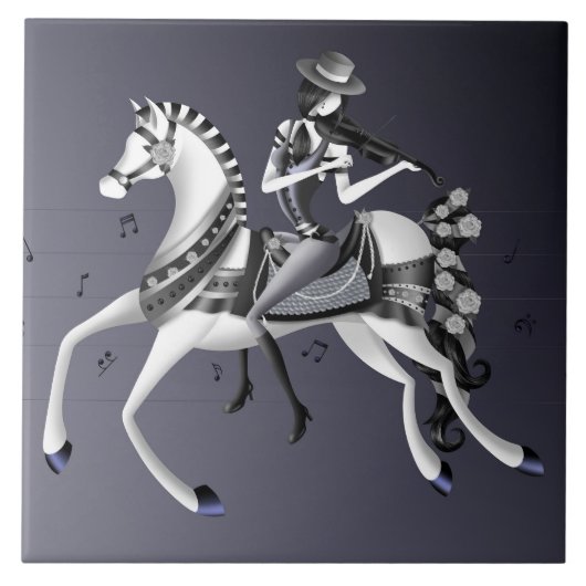 Carreau Cheval Violoniste (Devant)