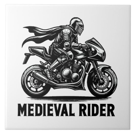 Carreau chevalier médiéval (Devant)