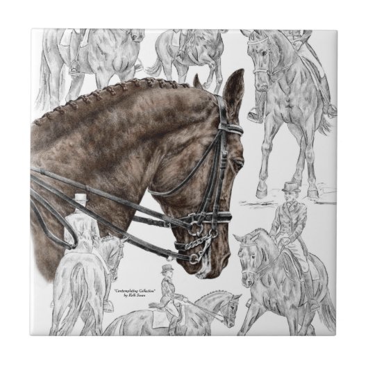 Carreau Chevaux de contrainte collectés FEI (Devant)