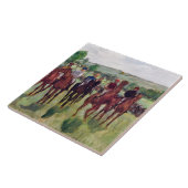Carreau Chevaux de course, Edgar Degas (Côté)