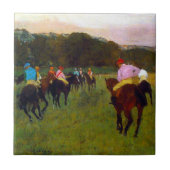 Carreau Chevaux de course Edgar Degas à Longchamp (Devant)