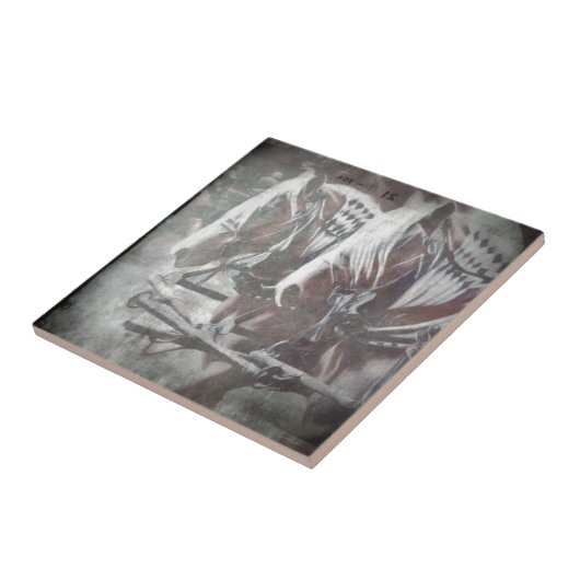 Carreau Chevaux de travail (Côté)