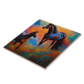 Carreau Chevaux sauvages (Côté)