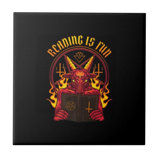 Carreau Chèvre Satanic Pagan Premium (Devant)