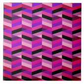 Carreau Chevron Abstrait/Herringbone | Purples et violets (Devant)