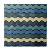 Carreau Chevron bleu de Manly (Devant)