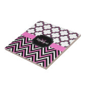 Carreau Chevron et Quatrefoil (Côté)