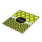 Carreau Chevron et Quatrefoil (Côté)