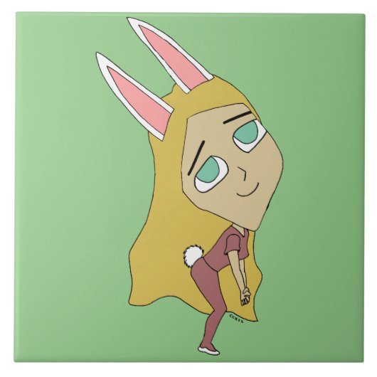 Carreau chibi bunnygirl (Devant)
