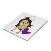 Carreau chibi bunnygirl (Côté)