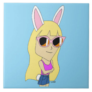 Carreau chibi bunnygirl