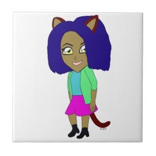 Carreau chibi catgirl
