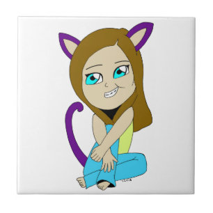 Carreau chibi catgirl