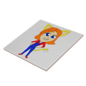 Carreau chibi catgirl (Côté)