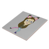 Carreau chibi catgirl (Côté)