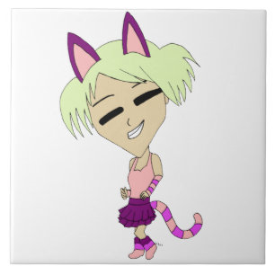 Carreau chibi catgirl