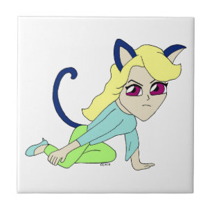 Carreau chibi catgirl