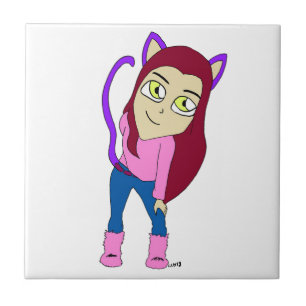 Carreau chibi catgirl
