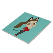 Carreau chibi catgirl (Côté)