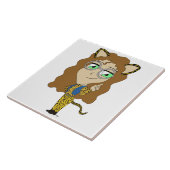 Carreau chibi catgirl (Côté)