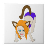 Carreau chibi catgirl (Devant)