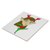 Carreau chibi danser la fille de rennes (Côté)