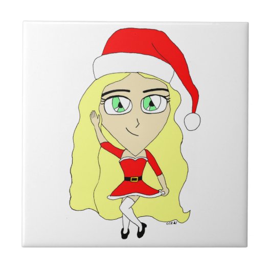Carreau Chibi de Noël (Devant)