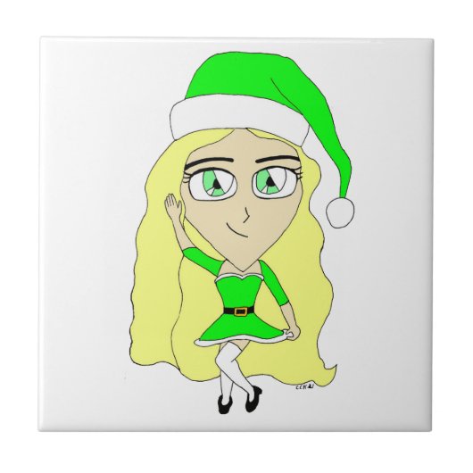 Carreau Chibi de Noël (Devant)