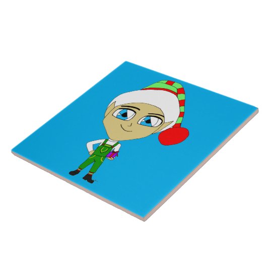 Carreau chibi elf (Côté)
