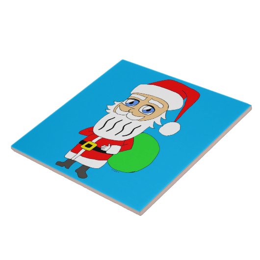 Carreau Chibi Santa Claus (Côté)