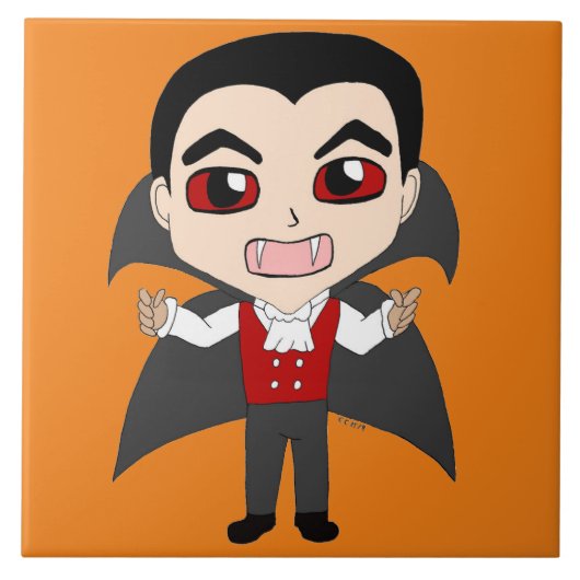 Carreau chibi vampire (Devant)