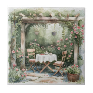 Carreau Chic Chic Cottage Jardin Carrelage céramique