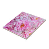 Carreau Chic Chic Pink Pastel Peonies roses (Côté)