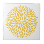 Carreau Chic jaune floral (Devant)