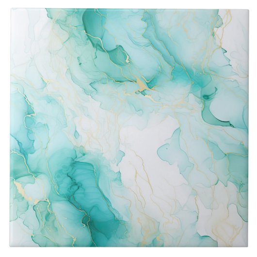 Carreau Chic Mint White Gold Fête des mariées (Devant)