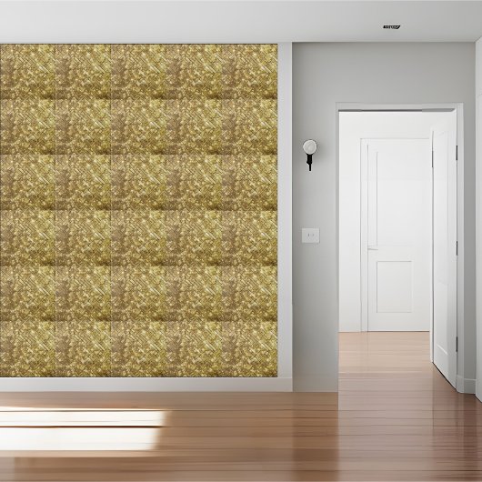 Carreau Chic Parties scintillant dorée cheminée au sol